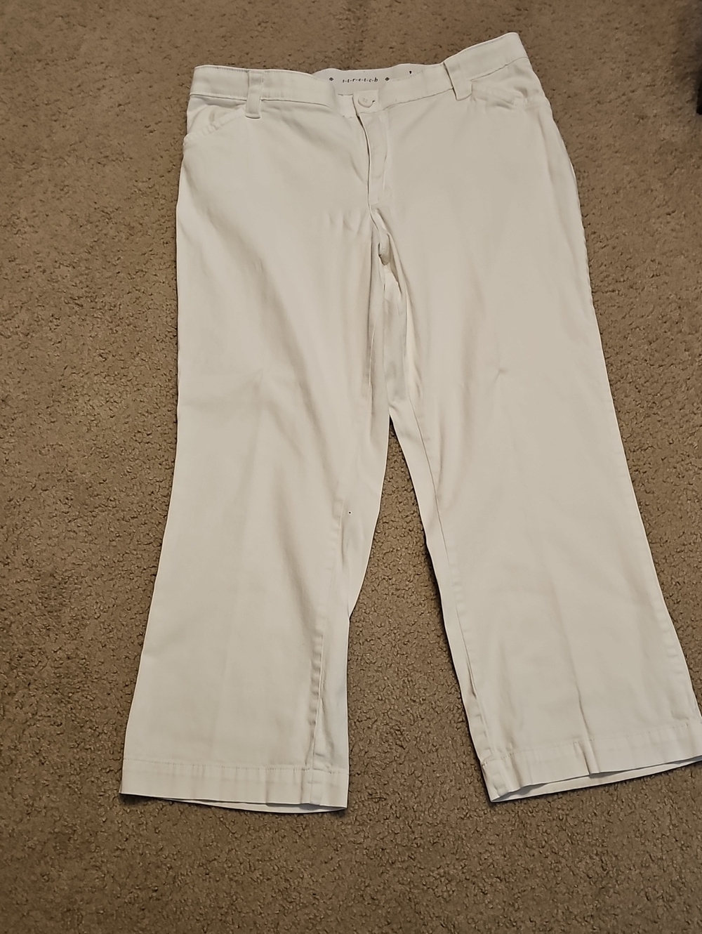 Women's White Wide-Leg Flare Jeans by